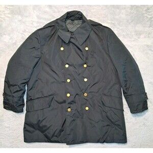 Vintage Blauer Nylolite Guardsman Coat Jacket Reefer Style Mens XL Security